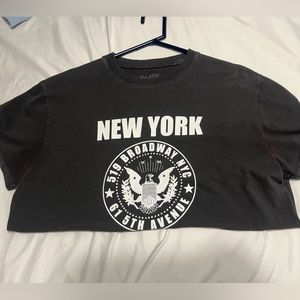 tee shirt, brandy melville, grey.